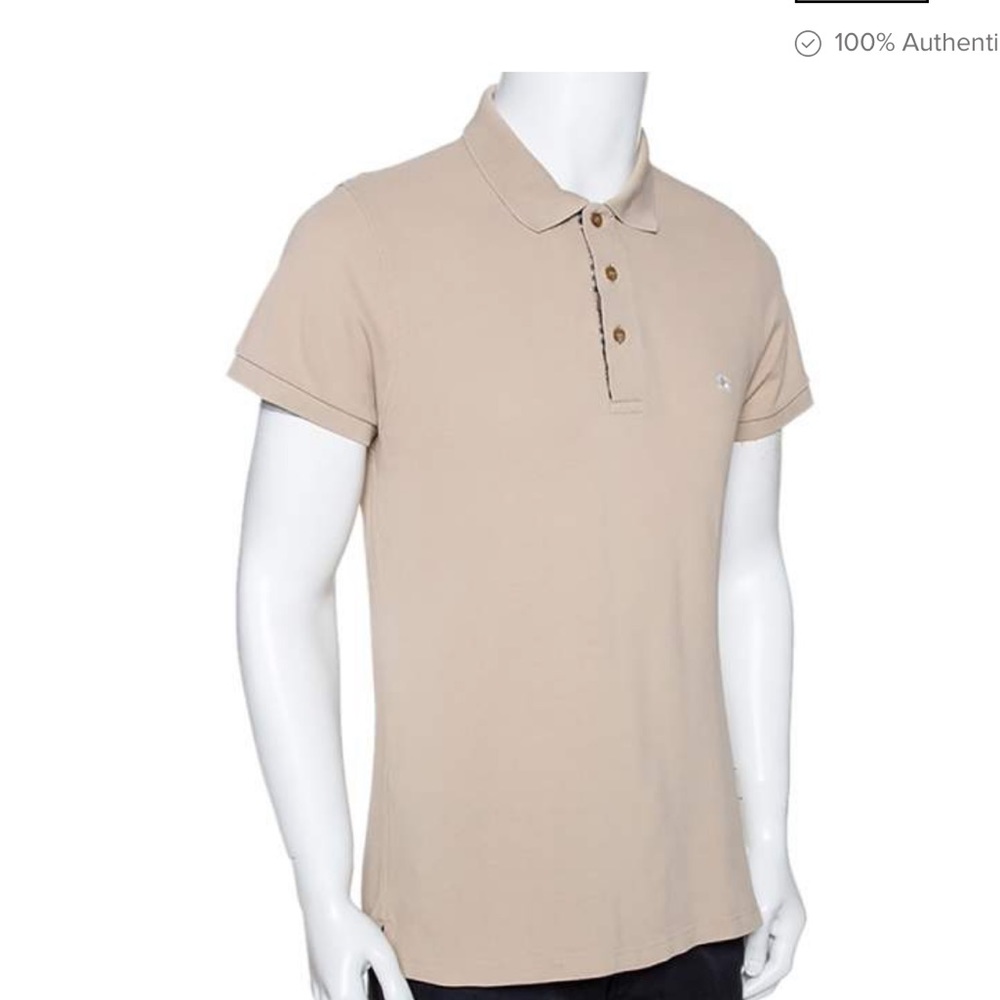 Burberry Slim Fit Cotton Pique  Short Sleeve Polo Shirt